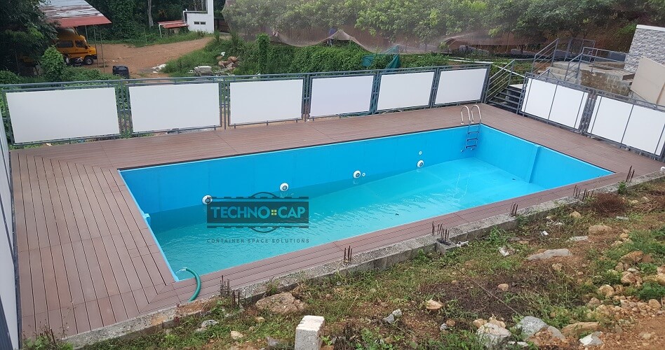 container swimming pool, container pool